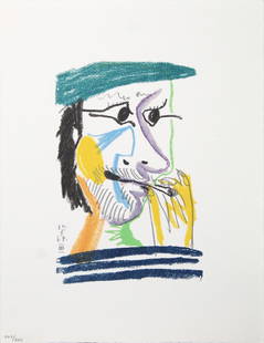 Pablo Picasso (After)- Untitled (20.5.64 III): Artist: Pablo Picasso (After) Title: Untitled (20.5.64 III) Year: 1970 Dimensions: 13in. by 10in. Edition: From the rare limited edition of 666 Publisher: Harry