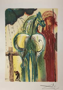 Salvador Dali (After) - La Centurion: Artist: Salvador Dali Title: La Centurion Year: 1983 Dimensions: 22in. by 14.25in. Edition: From the rare limited edition Publisher: Armand & Georges Israel Par