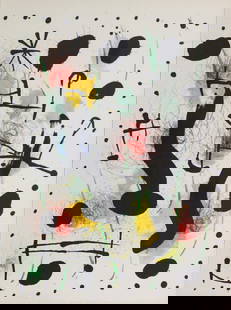 Joan Miro - Untitled: Artist: Joan Miro Title: Untitled Year: 1966 Dimensions: 10in. by 7 1/2in. Edition: From the rare limited edition of 1500 Publisher: Maeght Paris and Redfern Ga