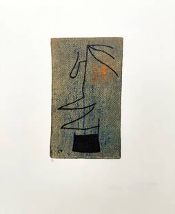 Joan Miro - Untitled 2.8 (from Femme portfolio): Artist: Joan Miro Title: Untitled 2.8 (from Femme portfolio) Year: 1965 Dimensions: 23 x 17 3/4 in. Edition: From the limited edition of 50 Publisher: Maeght Ed