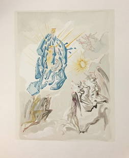 Salvador Dali - The Apotheosis of the Virgin Mary: Artist: Salvador Dali Title: The Apotheosis of the Virgin Mary Year: 1964 Dimensions: 10.25in. by 13in. Edition: From the rare limited edition Publisher: Les H