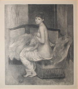 Pierre-Auguste Renoir (After) - Les Repos: Artist: Pierre-Auguste Renoir (After)Title: Les ReposYear: 1919Dimensions: 12 1/2in. by 10in.Edition: From the rare limited editionPublisher: Ambroise vollard; Paris FranceSuite: La View et L'oeuvre
