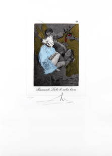 Salvador Dali - Raimundo Lulio lo sabia hacer, #29: Artist: Salvador Dali Title: Raimundo Lulio lo sabia hacer, #29 Year: 1977 Dimensions: 17.75in. by 12.25in. Edition: From the limited edition of 200 Publisher: