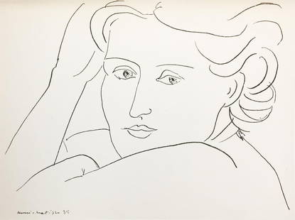 Henri Matisse (After) - Untitled: Artist: Henri Matisse (After)Title: UntitledYear: 1936Dimensions: 11.5in. by 8.5in.Edition: From the rare limited editionPublisher: Editions Cahiers D'Art Paris.Suite: Cahiers d'Art 11e Anee.Medium: