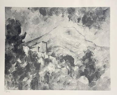 Paul Cezanne (After) - Untitled Landscape III: Artist: Paul Cezanne (After)Title: Untitled Landscape IIIYear: 1914Dimensions: 15in. by 11in.Edition: From the rare limited edition of 250Publisher: Bernheim-Jeune Editeurs ParisSuite: CezanneMedium:
