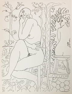 Henri Matisse (After) - Untitled: Artist: Henri Matisse (After) Title: Untitled Year: 1936 Dimensions: 11in. by 8.5in. Edition: From the rare limited edition Publisher: Editions Cahiers D'Art Pa