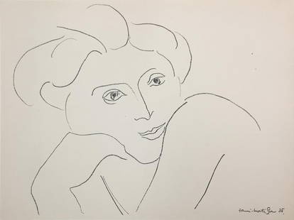 Henri Matisse (After) - Untitled: Artist: Henri Matisse (After) Title: Untitled Year: 1936 Dimensions: 11in. by 8.5in. Edition: From the rare limited edition Publisher: Editions Cahiers D'Art Pa