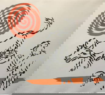 Alexander Calder - Untitled (Man Bull Spiral): Artist: Alexander Calder Title: Untitled (Man Bull Spiral) Year: 1976 Dimensions: 16 1/4in. by 17 3/4in. Edition: From the Rare Limited Edition of 200 Publisher: