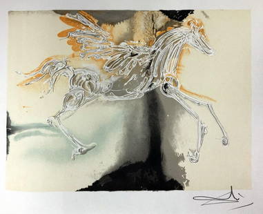 Salvador Dali (After) - Pegasus: Artist: Salvador Dali (After) Title: Pegasus Year: 1983 Dimensions: 22in. by 14.25in. Edition: HC from the rare limited edition Publisher: Armand & Georges Isra