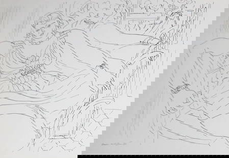 Henri Matisse (After) - Untitled: Artist: Henri Matisse (After)Title: UntitledYear: 1936Dimensions: 11in. by 8.5in.Edition: From the rare limited editionPublisher: Editions Cahiers D'Art Paris.Suite: Cahiers d'Art 11e Anee.Medium: