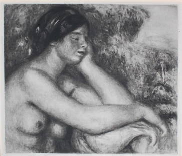 Pierre-Auguste Renoir. (After) - La Femme endormie: Artist: Pierre-Auguste Renoir. (After)Title: La Femme endormieYear: 1919Dimensions: 12.5in. by 9in.Edition: From the rare limited edition of 375Publisher: Ambroise Vollard; Paris FranceSuite: La Vie