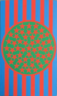 Robert Indiana - Flag Promotional Greeting Card: Artist: Robert Indiana Title: Flag Promotional Greeting Card Year: 1968 Dimensions: 4 1/2in. by 7 1/2in. Edition: From the Rare Limited Edition Publisher: Multi
