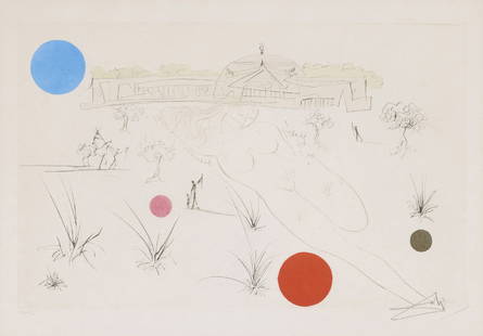 Salvador Dali - Museum of Science and Industry (from Visions of Chicago): Artist: Salvador DaliTitle: Museum of Science and Industry (from Visions of Chicago)Year: 1972Dimensions: 19 1/4 x 25 1/2 in.Edition: XXXXIII from the limited edition of LPublisher: Merrill Chase