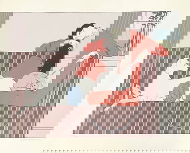 Will Barnett - Interlude: Artist: Will BarnettTitle: InterludeYear: 1982Dimensions: 25 1/2 x 42 1/2 in.Edition: From the rare limited edition of 250Medium: Original serigraph in colors on paperCondition: ExcellentSignature