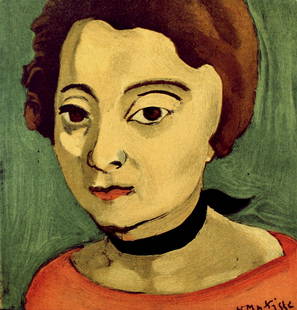 Henri Matisse (After) - Marguerite: Artist: Henri Matisse (After) Title: Marguerite Year: 1954 Dimensions: 6 5/8in. by 7in. Edition: From the rare limited edition Suite: Portraits Mediu