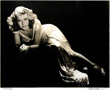 George Hurrell - Ann Sheridan: Artist: George Hurrell Title: Ann Sheridan Year: 1979-82 Dimensions: 16in. by 20in. Edition: 250 from the limited edition of 250 Medium: Original gelatin silver