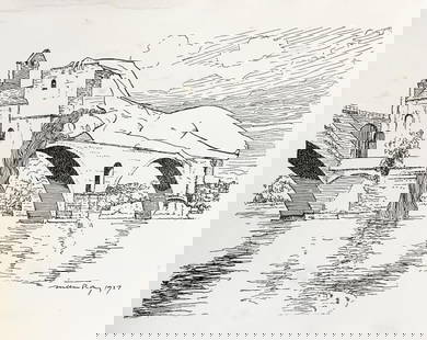 Man Ray - Untitled (The Bridge): Artist: Man Ray Title: Untitled (The Bridge) Year: 1937 Dimensions: 11in. by 8 3/4in. Edition: From the Rare Limited Edition Publisher: Jean Bucher Paris
