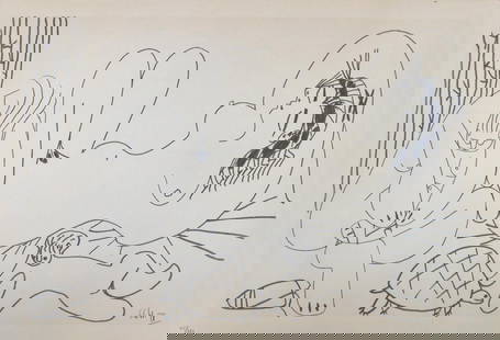 Pablo Picasso (after) - Untitled from "Les Dejeuners": Artist: Pablo Picasso (after) Title: Untitled from "Les Dejeuners" Year: 1961 Dimensions: 21.5in. by 15in. Edition: From the limited edition of 125 Publisher:
