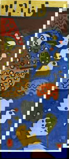Paul Klee - Fruchte Auf Blau: Artist: Paul Klee Title: Fruchte Auf Blau Year: 1958 Dimensions: 11in. by 4 3/4in. Edition: From the rare limited edition Publisher: New York Graphic Society Ne