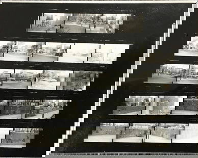 James Rizzi - Rizzi Murals Film Negatives: Artist: James Rizzi Title: Rizzi Murals Film Negatives Dimensions: 8in. by 10in. Medium: Black and White Film and Photograph Condition: Excellent Signature Details: