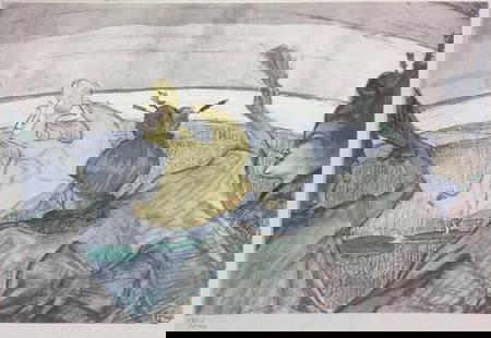 Henri Toulouse-Lautrec - Ballet Fantaisie Nautique et: Artist: Henri Toulouse-Lautrec Title: Ballet Fantaisie Nautique et Japonaise Year: 1908 Dimensions: 17in. by 12 3/8in. Edition: From the Rare Limited Edition of 200