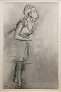 Edgar Degas - From the Danse Dessin.: Edgar Degas - From the Danse Dessin