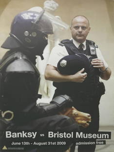 Banksy - Banksy VS Bristol Museum Poster: Artist: BanksyTitle: Banksy VS Bristol Museum PosterYear: 2009Dimensions: 24in. by 17in.Edition: From the rare limited edition Medium: Offset Lithograph PosterCondition: ExcellentComes with Letter of