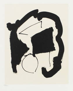Robert Motherwell - Untitled 2: Artist: Robert Motherwell Title: Untitled 2Year: 1988Dimensions: 21in. by 16in.Edition: From the Rare Limited Edition of 750Publisher: The Limited Editions Club New YorkSuite: The Octavio Paz
