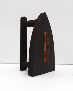 Man Ray - Cadeau: Artist: Man Ray Title: Cadeau Year: 1974 Dimensions: 6 1/2in. by 4in. Edition: From the rare limited edition of 5000 Medium: Original metal ready made sculpute<