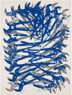 Arman Fernandez - Hydra: Artist: Arman FernandezTitle: HydraYear: 1979Dimensions: 30in. by 22in.Edition: From the limited edition of 150Medium: Original lithograph on Arches paperCondition: ExcellentSignature Details: Hand