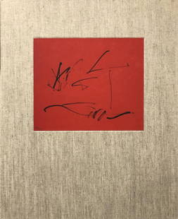 Robert Motherwell - The Octavio Paz Cover: Artist: Robert Motherwell Title: The Octavio Paz CoverYear: 1988Dimensions: 21in. by 16in.Edition: From the Rare Limited Edition of 750Publisher: The Limited Editions Club New YorkSuite: The Octavio