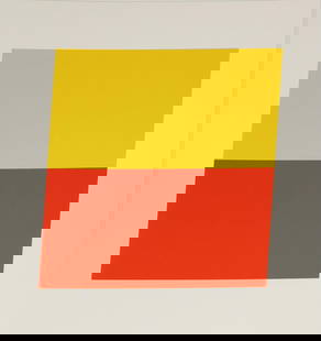 Ellsworth Kelly (After) - Yellow/Red-Orange: Artist: Ellsworth Kelly (After)Title: Yellow/Red-OrangeYear: 1970Dimensions: 6.5in. by 9.5in.Edition: From the rare limited editionPublisher: Gemini G.E.L. Los AngelesMedium: Offset lithograph on