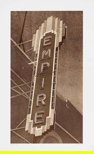 Robert Cunningham - Empire (Vertical): Artist: Robert CunninghamTitle: Empire (Vertical)Dimensions: 38 1/2in. by 28 3/8in.Edition: Numbered from the Rare Limited EditionPublisher: Tandem PressMedium: Lithograph and Chine Colle on Okawara