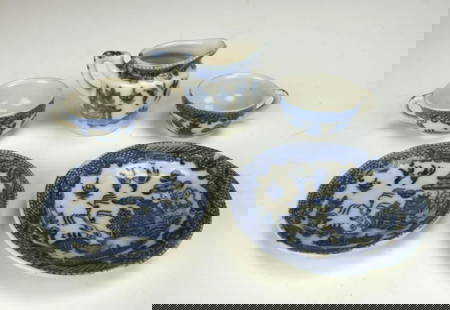 Japanese Decorative Tea Set - Occupied Japan Tea Set: Artist: Japanese Decorative Tea Set Title: Occupied Japan Tea Set Year: c.1945 Dimensions: 3 1/2in. by in. Medium: Porcelain Tea Set Condition: Excellent
