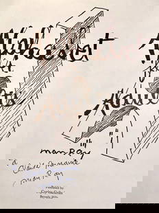 Man Ray - Alphabet for Adults (Signed Cover): Artist: Man Ray Title: Alphabet for Adults (Signed Cover) Year: 1970 Dimensions: 15.5in. by 12in. Edition: From the rare limited edition of 500 Medium: Lithogra
