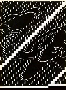 Henri Matisse - Teeny: Artist: Henri Matisse Title: Teeny Year: 1959 Dimensions: 12.5in. by 9.75in. Edition: From the rare limited edition Publisher: San Lazzaro Paris Suit