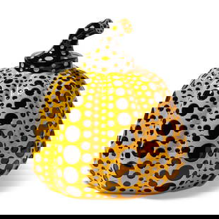 Yayoi Kusama - Pumpkin (Yellow): Artist: Yayoi Kusama Title: Pumpkin (Yellow) Year: 2015 Dimensions: 4in. by 3.15in. Edition: From the Rare Limited Edition Publisher: Moma Design Med