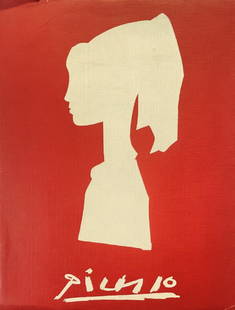 Pablo Picasso (After) - Portfolio Cover (silhouette): Artist: Pablo Picasso (After)Title: Portfolio Cover (silhouette)Dimensions: 13in. by 10in.Edition: From the rare limited editionMedium: Offset lithograph in colorsCondition: As PicturedSignature