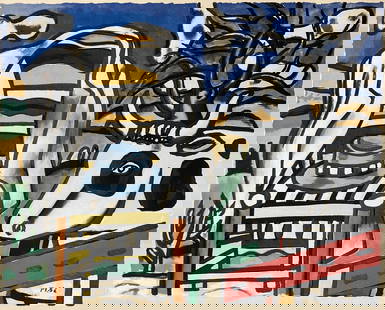 Fernand Leger - La Vache et la Chaise: Artist: Fernand Leger Title: La Vache et la Chaise Year: 1959 Dimensions: 20.25in. by 15.25in. Edition: From the rare limited edition of 300 Publisher: Au Vent