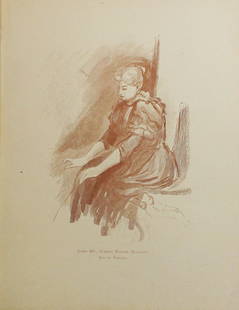 Berthe Morissot 1906 (After) - Jeune Fille: Artist: Berthe Morissot 1906(After) Title: Jeune Fille Year: 1906 Dimensions: 6 1/2in. by 4 1/2in. Edition: From the Rare Limited Edition Publisher: Floury Pari