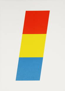 Ellsworth Kelly (After) - Red-Orange/Yellow/Blue: Artist: Ellsworth Kelly (After) Title: Red-Orange/Yellow/Blue Year: 1970 Dimensions: 6.5in. by 9.5in. Edition: From the rare limited edition Publisher: Gemini G