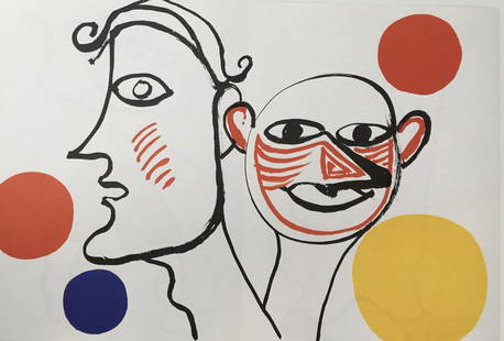 Alexander Calder - Derriere le Miroir #221: Artist: Alexander Calder Title: Derriere le Miroir #221 Year: 1976 Dimensions: 15in. by 22 1/4in. Edition: From the Rare Limited Edition Publisher: Maeght Paris