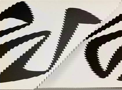 Alexander Calder - Untitled from 'Derriere le Miroir": Artist: Alexander Calder Title: Untitled from 'Derriere le Miroir" Year: c. 1971 Dimensions: 11in. by 15in. Edition: From the rare limited edition Publisher: Ga
