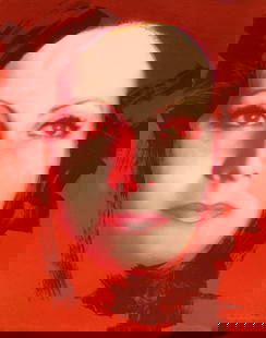 Rupert Jasen Smith - Greta Garbo (The Kiss): Artist: Rupert Jasen Smith Title: Greta Garbo (The Kiss) Year: 1988 Dimensions: 43in. by 34in. Edition: From the Rare Limited Edition Suite: Greta Garbo