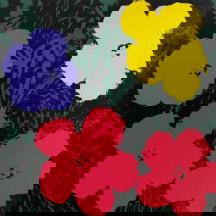 Andy Warhol (After) - Flowers 11.73: Artist: Andy Warhol (After) Title: Flowers 11.73 Dimensions: 35 1/4 x 35 1/4 in. Edition: open edition Publisher: Sunday B Morning Medium: Screenprint on museum