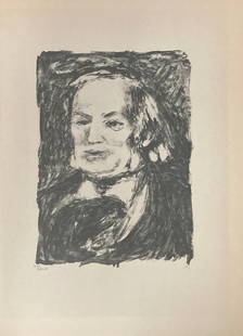 Pierre-Auguste Renoir (After) - Richard Wagner: Artist: Pierre-Auguste Renoir (After) Title: Richard Wagner Dimensions: 13in. by 10in. Edition: From the rare limited edition of 3000 Publisher: Editions Du Livre S