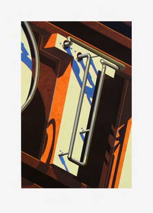 Robert Cottingham - The Letter T: Artist: Robert Cottingham Title: The Letter T Year: 2001 Dimensions: 30.5in. by 23.5in. Edition: 17 from the rare limited edition of 40 Publisher: Tandem Press