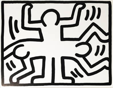 Keith Haring - July: Artist: Keith Haring Title: July Year: 1989-1990 Dimensions: 12in. by 14in. Edition: From the Rare Limited Edition Publisher: Pop Shop Suite: Col