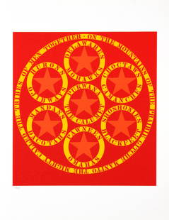 Robert Indiana - The American Dream 15: Artist: Robert Indiana Title: The American Dream 15 Year: 1997 Dimensions: 22.5in. by 17.5in. Edition: From the limited edition of 395 Publisher: Marco Fine Art