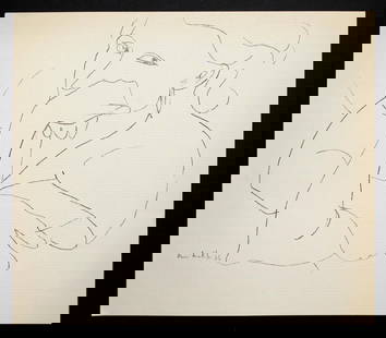Henri Matisse (After) - Untitled: Artist: Henri Matisse (After) Title: Untitled Year: 1943 Dimensions: 16in. by 20in. Edition: From the rare limited edition of 950 Publisher: Martin Fabiani Edit